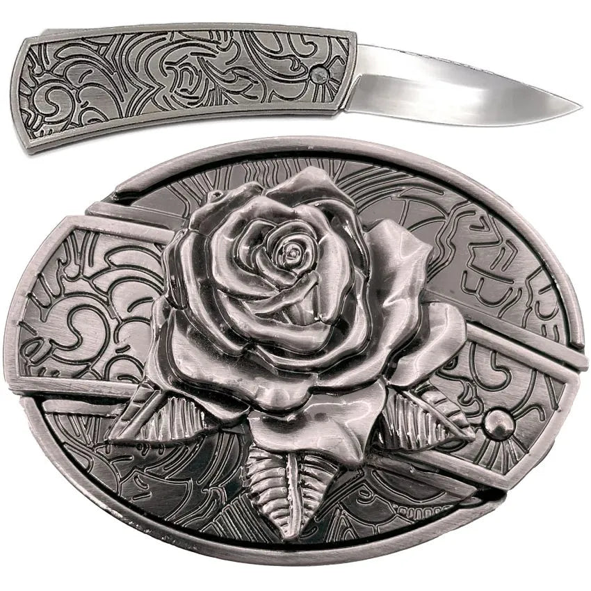 Hidden Tool Utility Belt Buckle - Rose