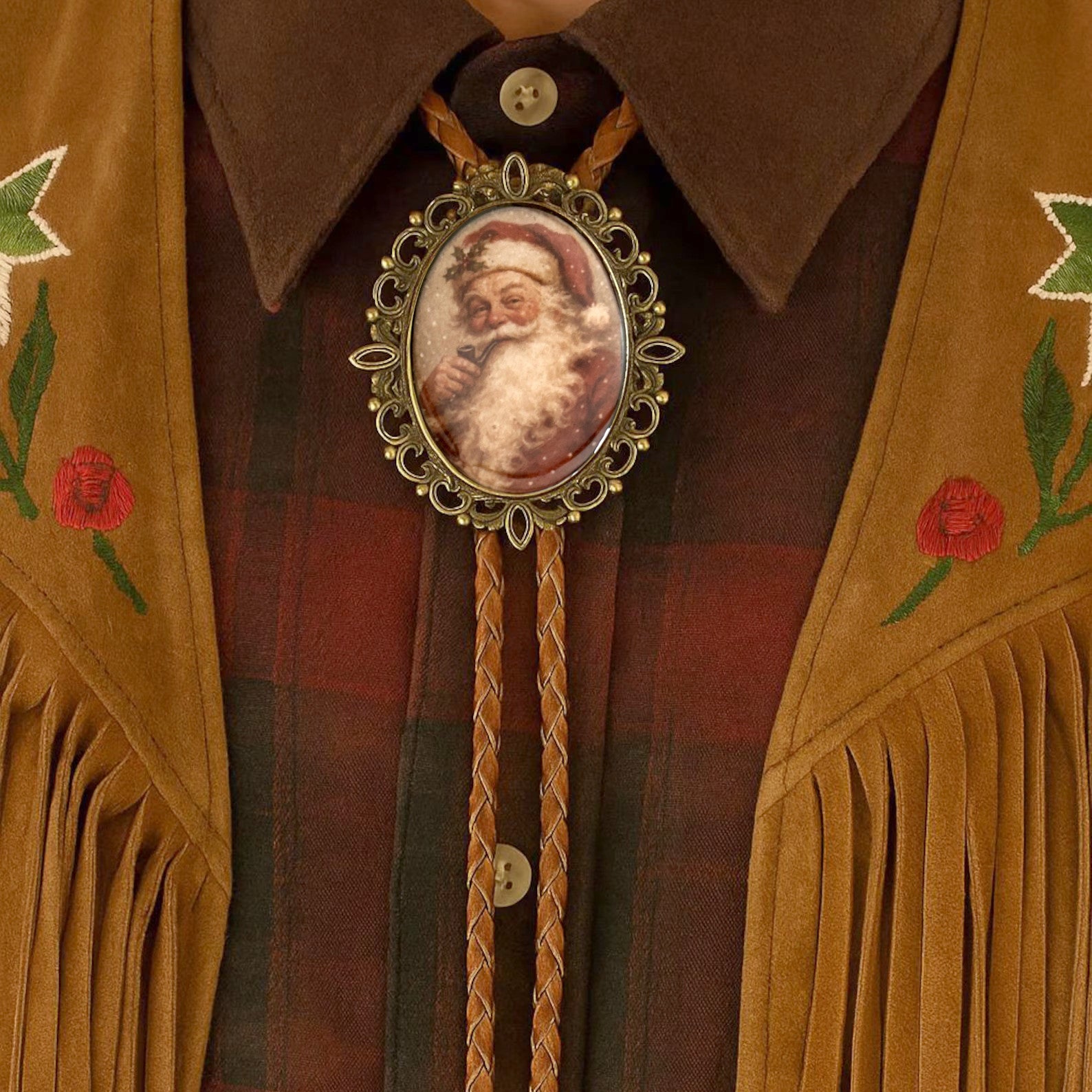 Santa Bolo Tie