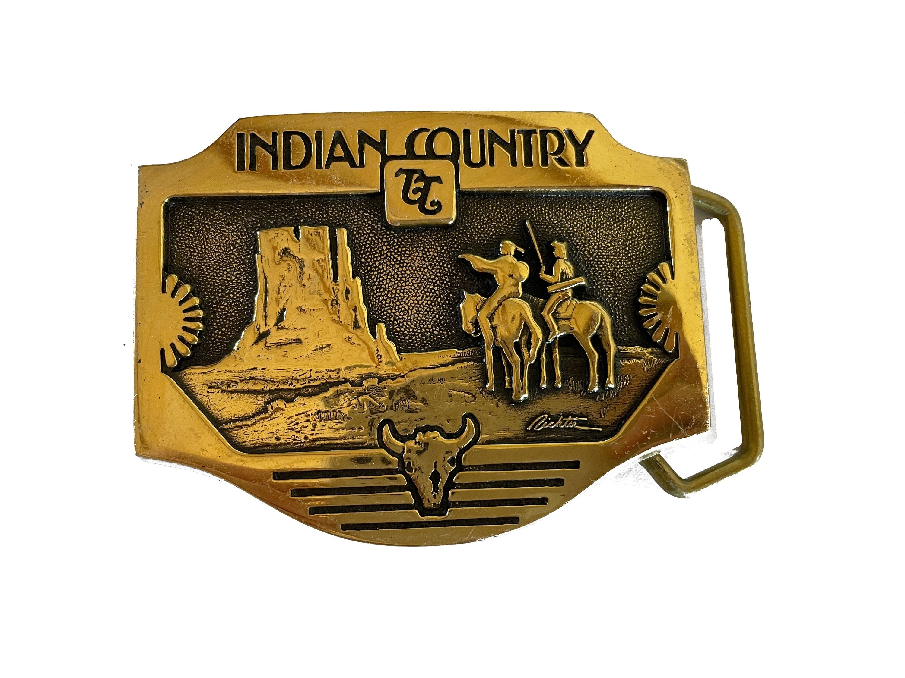 Vintage Indian Country Buckle