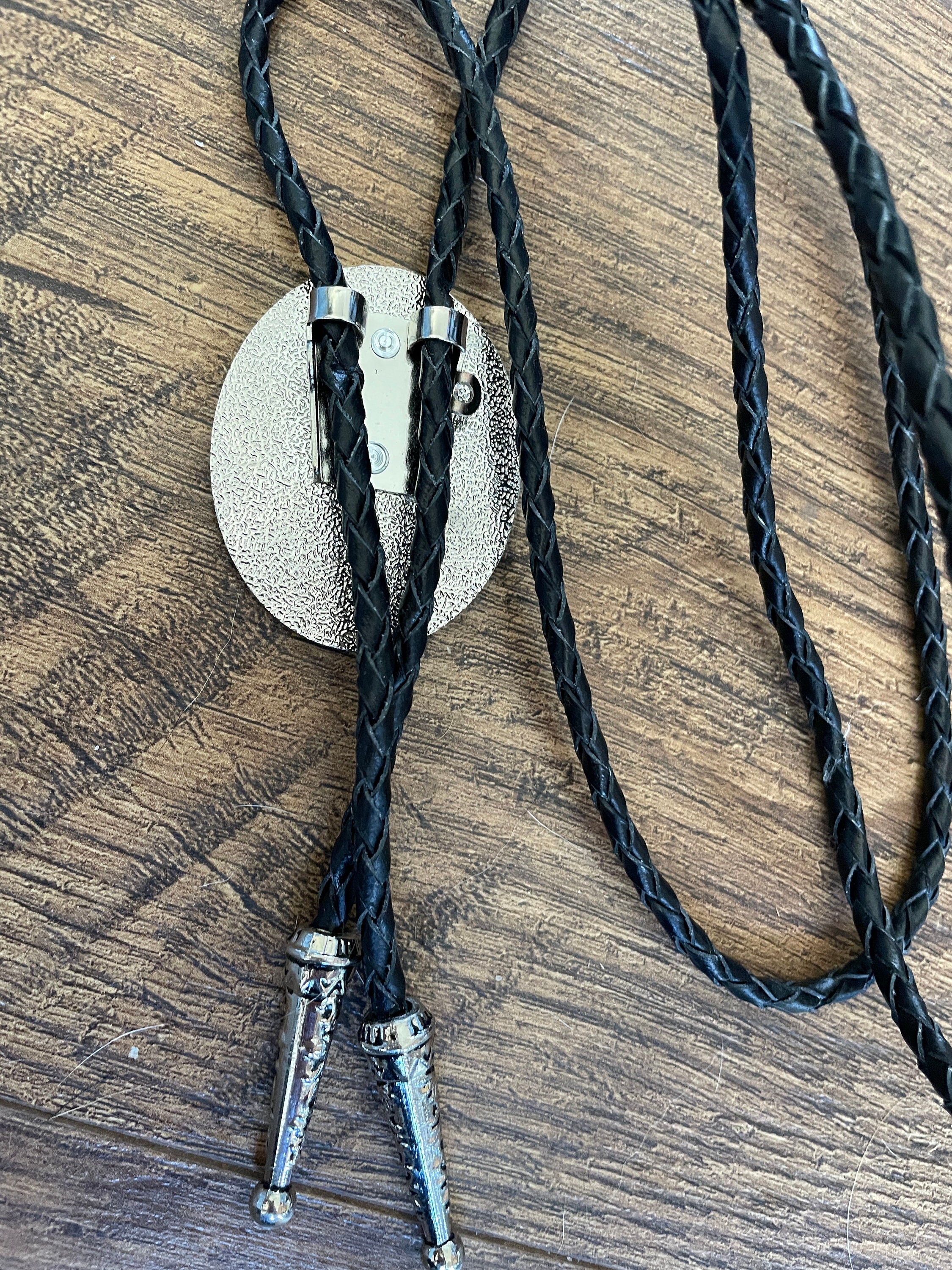 Southwestern Concho Turquoise Bolo Tie