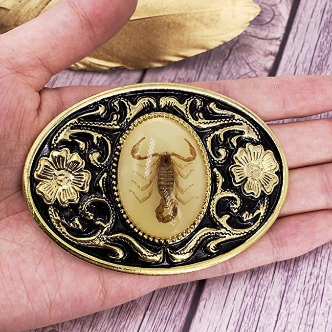 Real Scorpion Belt Buckle - Main Image