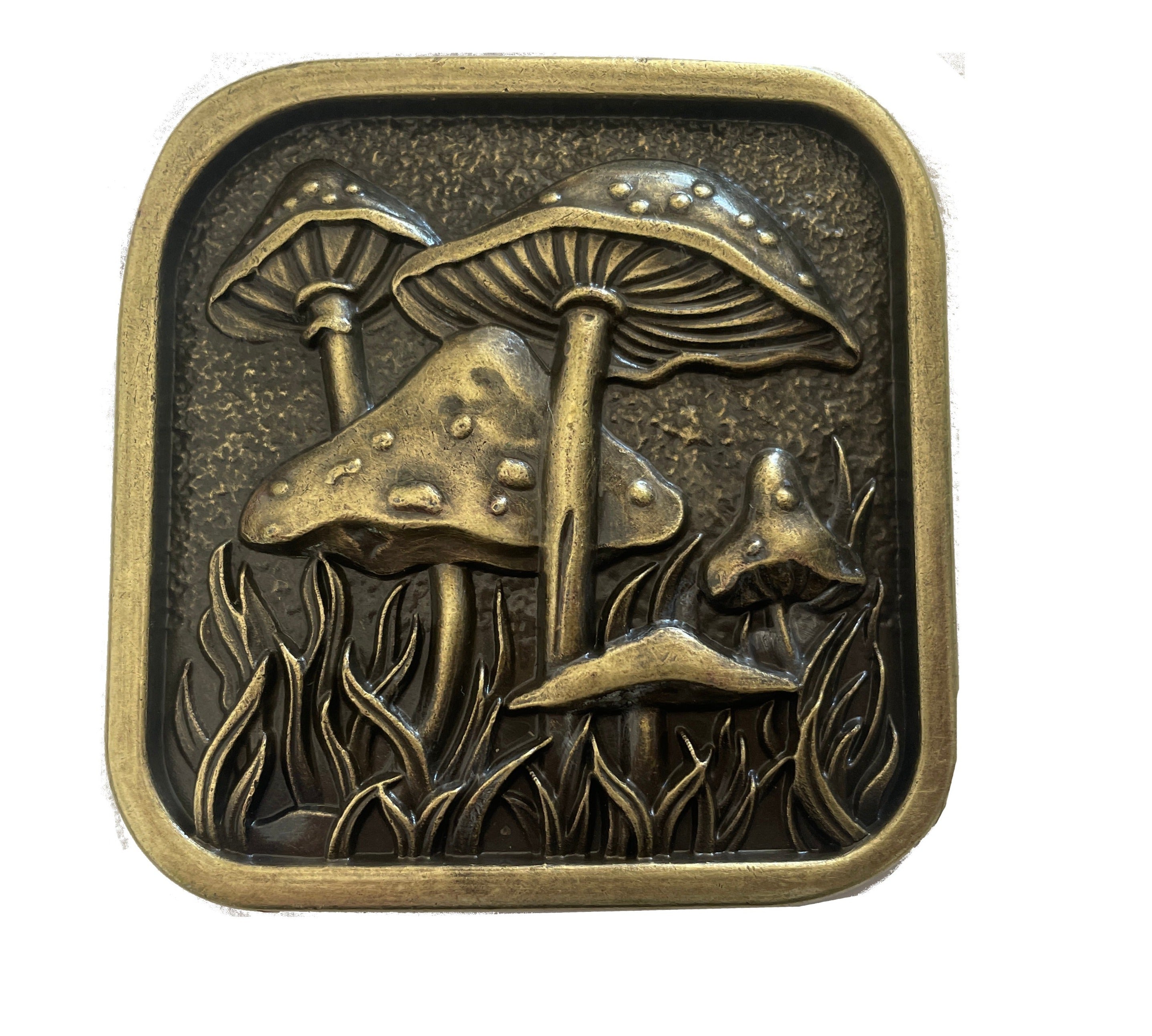 Brass Mushroom Buckle