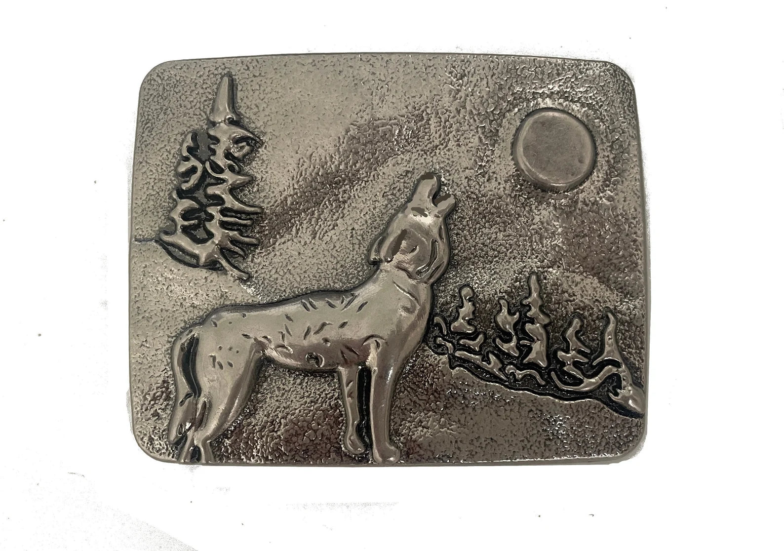 Howling Wolf Belt Buckle