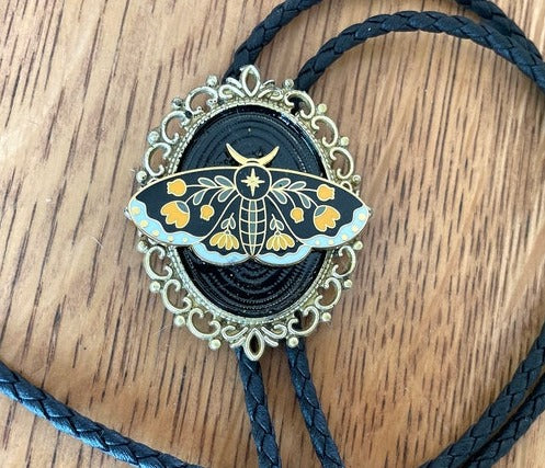 Golden Butterfly Bolo Tie