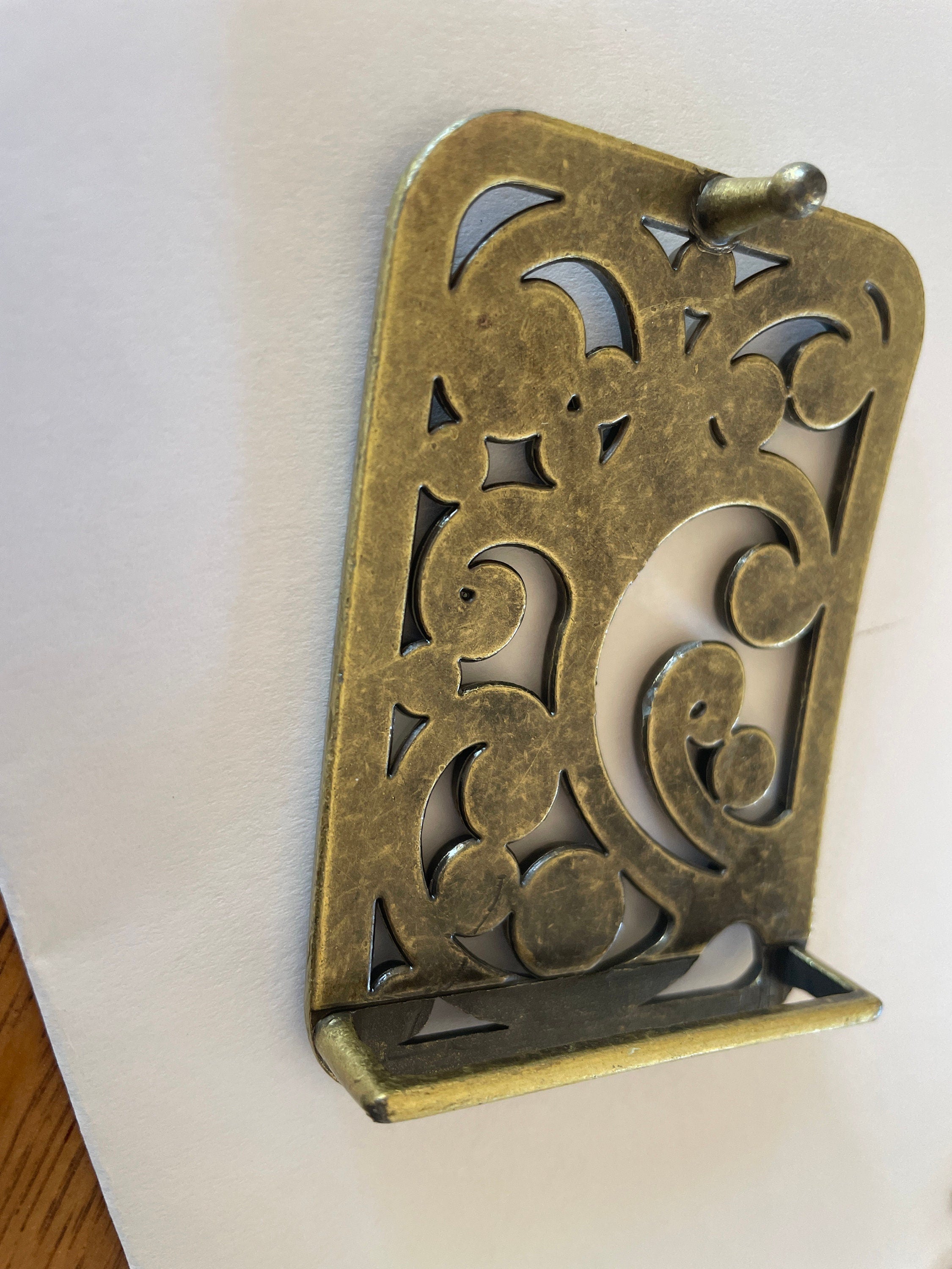 Vintage Handmade Solid Brass Belt Buckle - Main Image